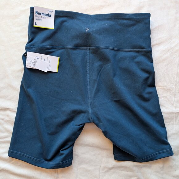 NWT Dark Teal Old Navy Bike Shorts Women's Large - Picture 4 of 4